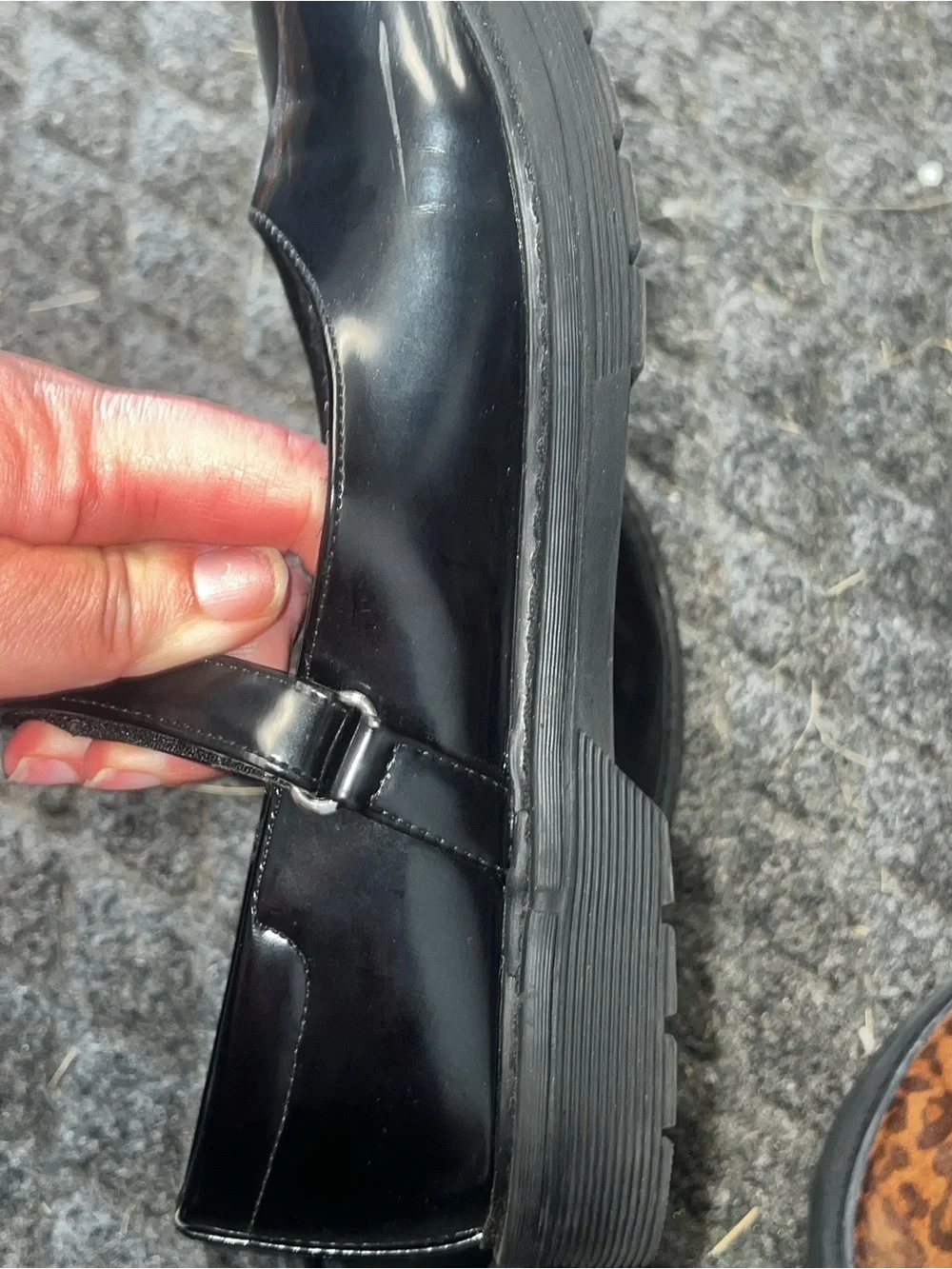 Thereabouts Girls Black Mary Jane Shoes Size 5 – EUC